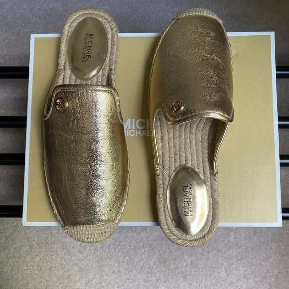 MICHAEL KORS Women Kemper Leather Espadrilles - NEW NWB - Picture 8 of 10